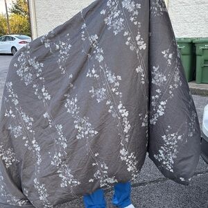 Floral Gray Comforter